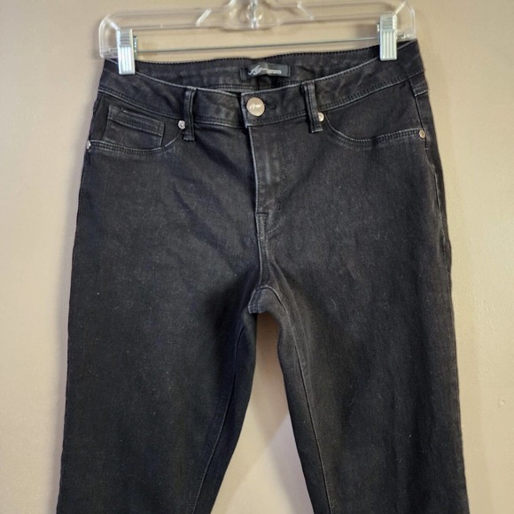 A3 Denim Womens Skinny Jeans Size 8 Black Mid Rise Stretch - Picture 3 of 9